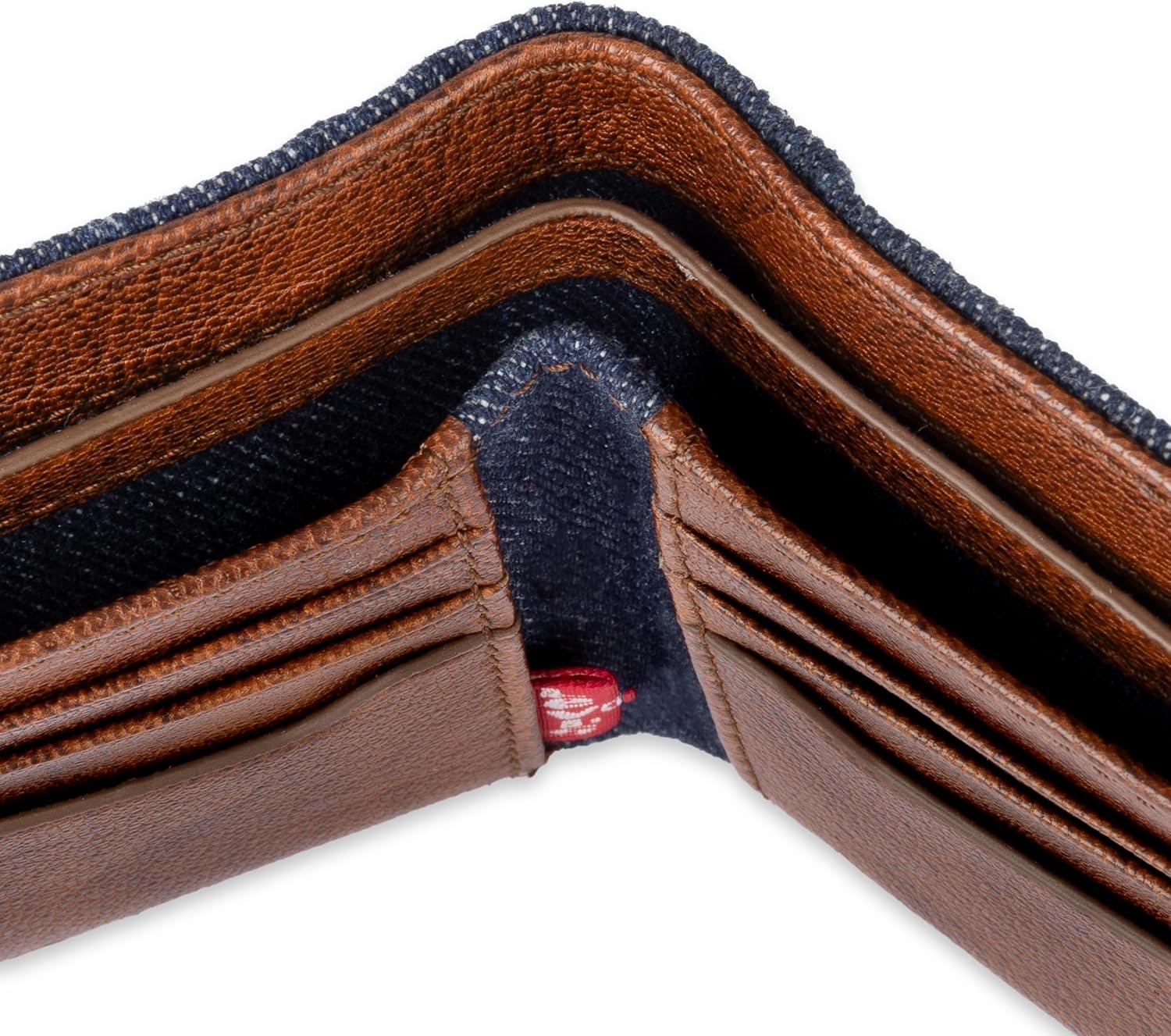 imageLevis Mens Classic Bifold Passcase Wallet with Multiple Card Slots and Id WindowIndigo