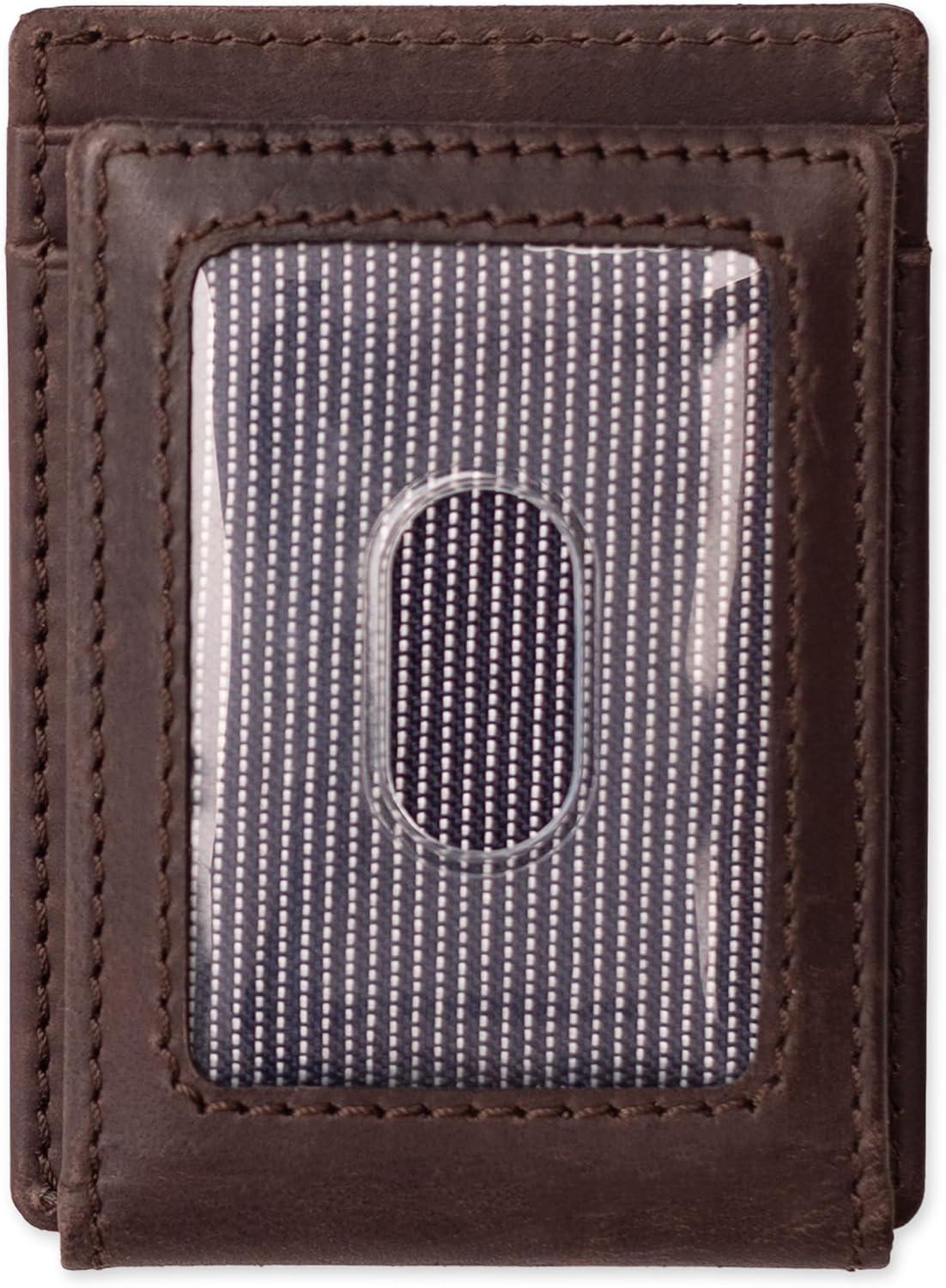 imageLevis Mens RFID Slim Everyday Front Pocket Card Case WalletBrown