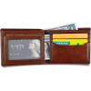 imageLevis Mens Classic Bifold Passcase Wallet with Multiple Card Slots and Id WindowBrown Traveler