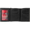 imageLevis Mens Trifold WalletSleek and Slim Includes Id Window and Credit Card HolderBlack Chain
