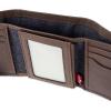 imageLevis Mens Trifold WalletSleek and Slim Includes Id Window and Credit Card HolderBrown Xcap