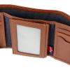 imageLevis Mens Trifold WalletSleek and Slim Includes Id Window and Credit Card HolderTan Xcap