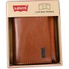 imageLevis Mens Trifold WalletSleek and Slim Includes Id Window and Credit Card HolderTan Xcap