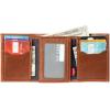 imageLevis Mens Trifold WalletSleek and Slim Includes Id Window and Credit Card HolderTan Xcap