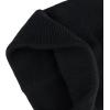 imageLevis All Season Comfy Leather Logo Patch Cuffed Hero BeanieBlackTan