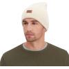 imageLevis All Season Comfy Leather Logo Patch Cuffed Hero BeanieCream Solid