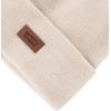 imageLevis All Season Comfy Leather Logo Patch Cuffed Hero BeanieCream Solid
