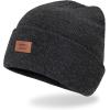 imageLevis All Season Comfy Leather Logo Patch Cuffed Hero BeanieGrey Solid