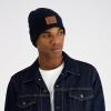 imageLevis All Season Comfy Leather Logo Patch Cuffed Hero BeanieNavy