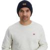 imageLevis All Season Comfy Leather Logo Patch Cuffed Hero BeanieNavy Solid