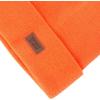 imageLevis All Season Comfy Leather Logo Patch Cuffed Hero BeanieNeon Orange Solid