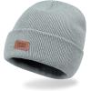 imageLevis All Season Comfy Leather Logo Patch Cuffed Hero BeanieSeafoam Solid