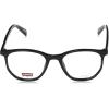 imageLevis LV 1002 Square Prescription Eyeglass Frames BlackDemo Lens 51mm 19mm