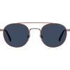 imageLevis LV 1013S Oval Sunglasses RutheniumBlue 54mm 21mm