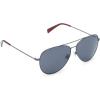 imageLevis Lv 1006S Aviator SunglassesDark Ruthenium RedGrey