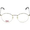 imageLevis Lv 1007 Oval Prescription Eyeglass FramesGoldDemo Lens