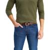 imageLevis Mens Casual Everyday Jean Belt with Double Prong BuckleBrown Rivets