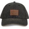 imageLevis Mens Classic Baseball Hat with LogoBlack Denim