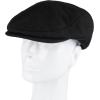 imageLevis Mens Classic Ivy Newsboy HatBlack Knit