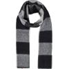 imageLevis Mens Classic Winter Warm Knit Beanie Hat and Scarf SetBlack Plaid
