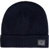 imageLevis Mens Classic Winter Warm Knit Beanie Hat and Scarf SetNavy Ribbed