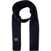imageLevis Mens Classic Winter Warm Knit Beanie Hat and Scarf SetNavy Ribbed