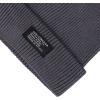 imageLevis Mens Cozy Knit Cuffed Logo Patch Beanie HatsRibbed Charcoal