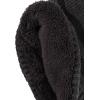 imageLevis Mens Cozy Knit Cuffed Logo Patch Beanie HatsStriped Charcoal