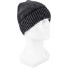 imageLevis Mens Cozy Knit Cuffed Logo Patch Beanie HatsWashed Black