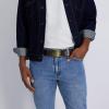 imageLevis Mens Everyday Jean Belt with Removable Plaque BuckleBrown Snap
