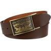 imageLevis Mens Everyday Jean Belt with Removable Plaque BuckleBrown Snap