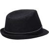 imageLevis Mens Lightweight Packable Fedora Hat with 2 Removable BandsBlack Denim