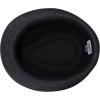 imageLevis Mens Lightweight Packable Fedora Hat with 2 Removable BandsBlack Denim