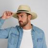 imageLevis Mens Lightweight Straw Fedora Panama HatBlack