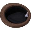 imageLevis Mens Lightweight Straw Fedora Panama HatBrown Straw