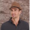 imageLevis Mens Lightweight Straw Fedora Panama HatBrown Straw
