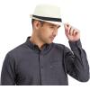 imageLevis Mens Lightweight Straw Fedora Panama HatIvory Straw