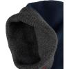 imageLevis Mens Reversible Warm Winter Beanie with Fingerless Glove SetNavyGrey