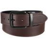 imageLevis Mens TwoinOne Reversible Rotative Buckle Casual Everyday Jean Belt Regular and Big ampamp Tall SizingBlackDark Brown