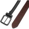 imageLevis Mens TwoinOne Reversible Rotative Buckle Casual Everyday Jean Belt Regular and Big ampamp Tall SizingBlackDark Brown