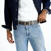 imageLevis Mens TwoinOne Reversible Rotative Buckle Casual Everyday Jean Belt Regular and Big ampamp Tall SizingBrownBlack Jones