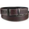 imageLevis Mens TwoinOne Reversible Rotative Buckle Casual Everyday Jean Belt Regular and Big ampamp Tall SizingBrownBlack Logo Buckle