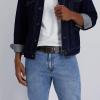 imageLevis Mens TwoinOne Reversible Rotative Buckle Casual Everyday Jean Belt Regular and Big ampamp Tall SizingBrownBlack Logo Buckle