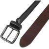 imageLevis Mens TwoinOne Reversible Rotative Buckle Casual Everyday Jean Belt Regular and Big ampamp Tall SizingJet BlackBrown