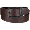imageLevis Mens TwoinOne Reversible Rotative Buckle Casual Everyday Jean Belt Regular and Big ampamp Tall SizingJet BlackBrown