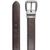 imageLevis Mens TwoinOne Reversible Rotative Buckle Casual Everyday Jean Belt Regular and Big ampamp Tall SizingMedium BrownBlack