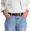 imageLevis Womens Casual Leather Square Buckle  Stylish Jeans ampamp Dress Belt Regular ampamp Plus SizesBrown Elevated