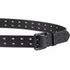 imageLevis Womens Fully Adjustable Perforated Leather Casual Jean Belt with Double Prong BuckleBlack
