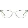 imageLevis Womens LV 1022 Cat Eye Prescription Eyewear Frames GreenDemo Lens 52 mm 18mm