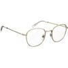 imageLevis Womens LV 1027 Round Prescription Eyeglass Frames Gold AzureDemo Lens 50mm 21mm